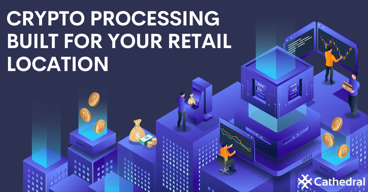 CathedralPay's tweet photo. Looking for a way to process #cryptopayments? #CathedralPayments allows you to seamlessly integrate our white label solution with your website checkout or mobile shopping cart. Your customer pays with #Crypto and you receive US dollars the next day. Contact us today! https://t.co/5AW7WLWtnd