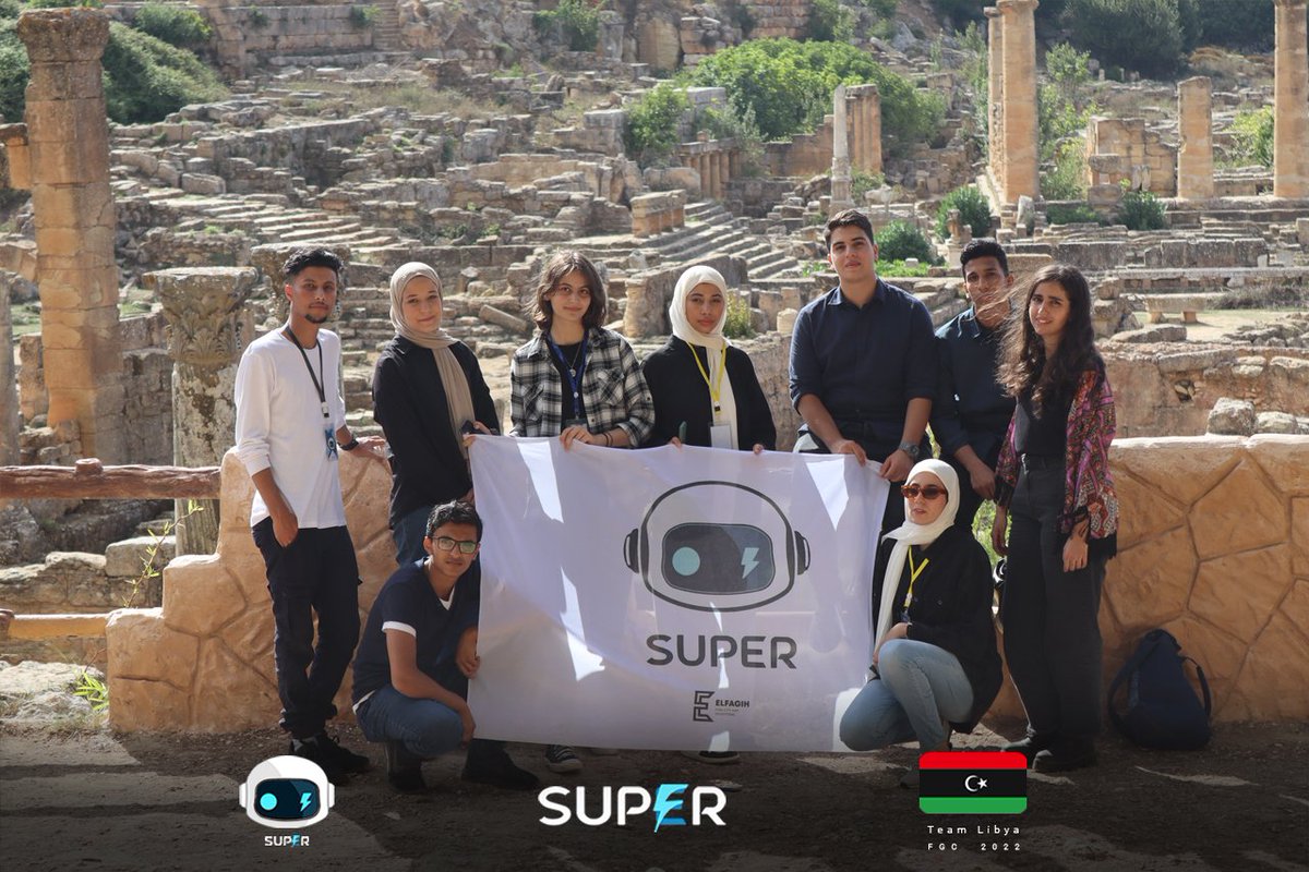 LyboticsSuper's tweet photo. يستعد المنتخب الوطني لتمثيل ليبيا في الألومبياد العالمي في سويسرا مع أكثر من 180 دولة.
وكيف ما عودناكم نكونوا معاكم لحظة بلحظة حابين نشاركوكم ببعض من مقتطفات لفريق في بناء روبوت ال #FGC بجانب صورة للفريق اثناء زيارته مدينة شحات الأثرية في لجبل الأخضر 
@F1RSTglobal
#FGC2022Geneva https://t.co/aTt5u8ks05