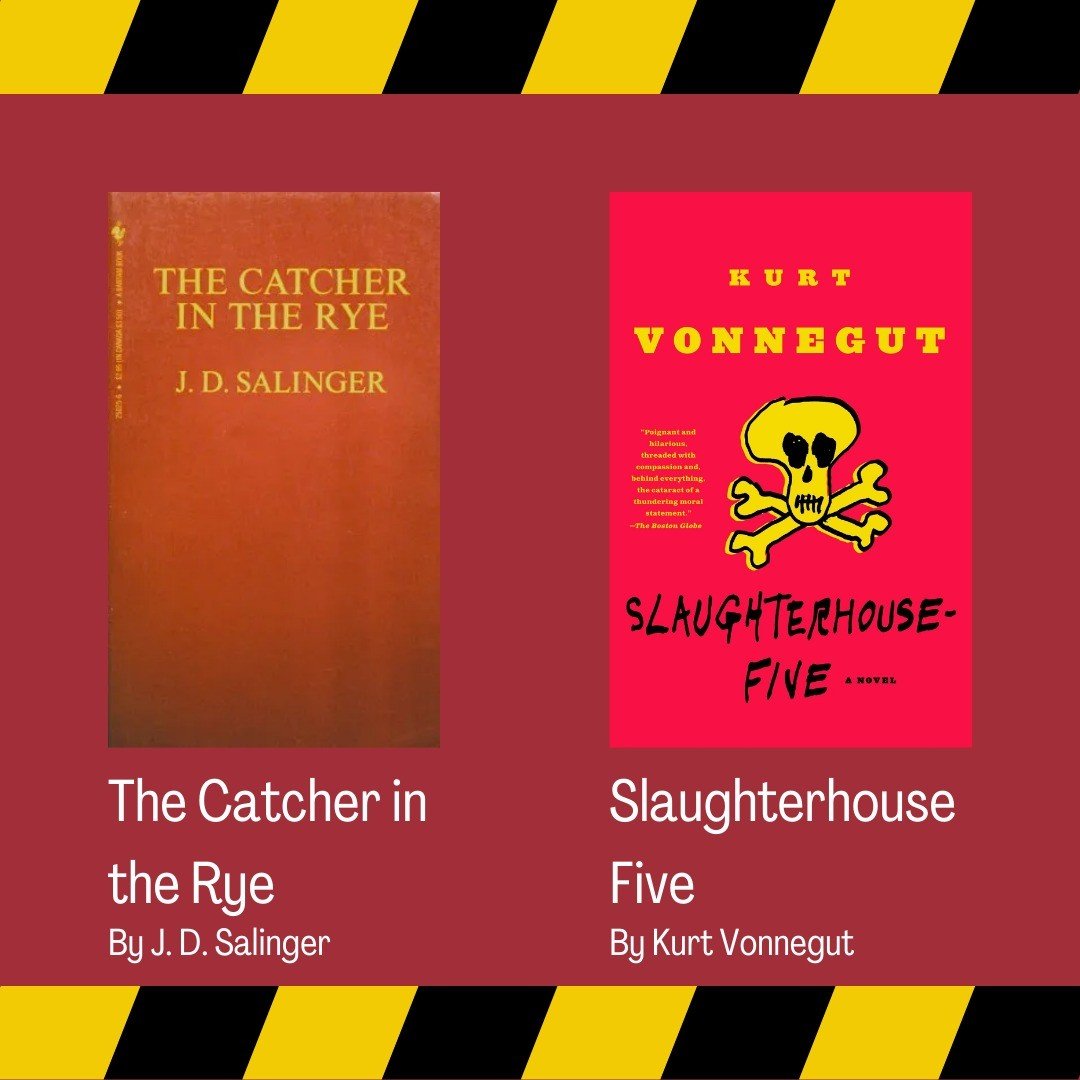 CUAlibraries's tweet image. To continue celebrating Banned Books Week we are sharing some books that have been challenged throughout the years that we have in our collection 📚 Many consider these books to be modern classics and they are read for school and pleasure alike! #bannedbooksweek #mullenlibrary