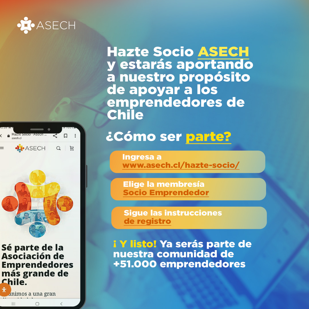 Entérate de los beneficios de pertenecer al gremio más grande de Chile con más de 51.000 socios y socias.

Para más información y registro, visita  👉 asech.cl 

¡Qué esperas! ¡Contamos con tu apoyo! 💗