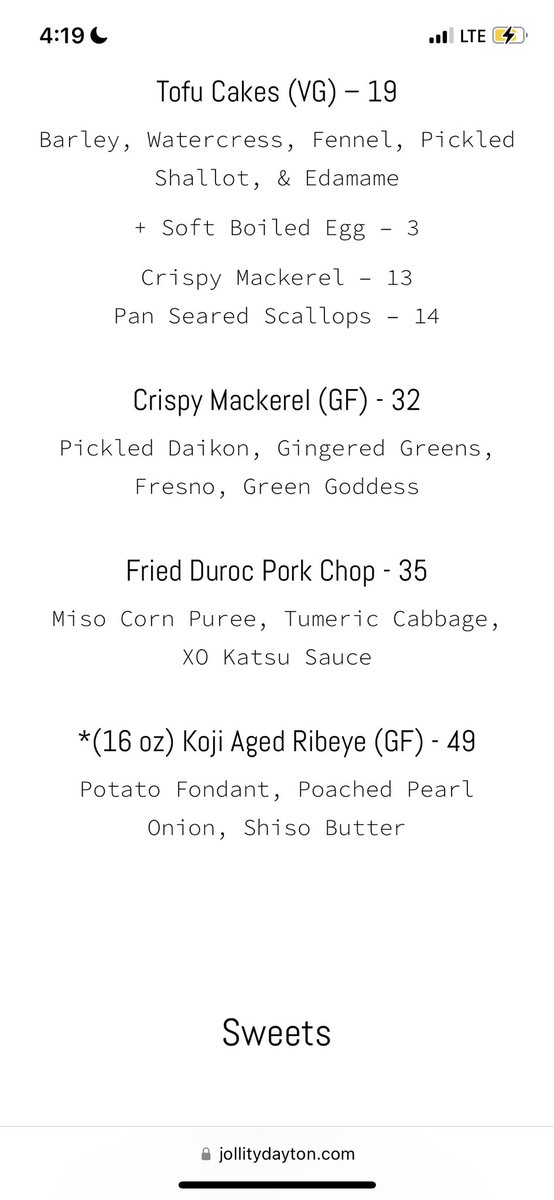 BarbNewcomer's tweet photo. @chrissyteigen Eat at Jollity! It’s Dayton, but soooo worth the drive. Every dish is thoughtful and intentional and will make your stomach smile. https://t.co/ggspnFUuN9