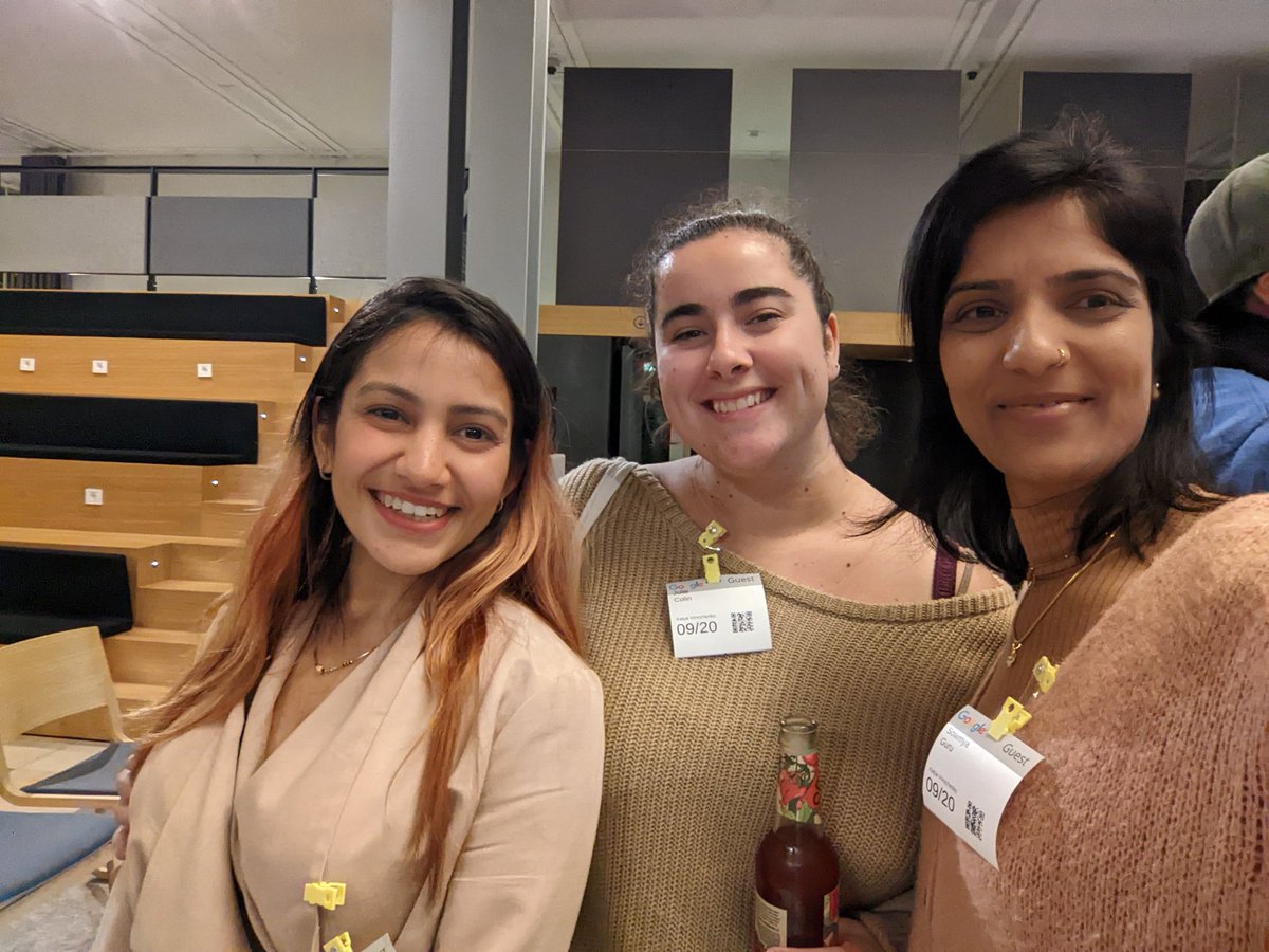 Amazing event yesterday <a href="/Google/">Google</a> office in Berlin! 🎉

Kudos to organizers from <a href="/wtm_berlin/">Women Techmakers Berlin</a> Bukola and Nivetha for such a great event! 🏆

More power to the awesome speakers 💪🏽

#womenintech