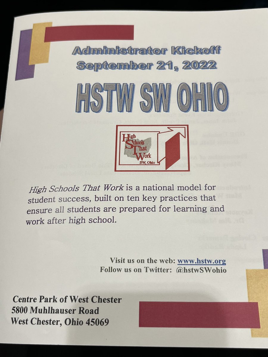Excited to see a room full of passionate educators this afternoon for the HSTW Admin Kickoff! Special thanks to Jim Mahoney for his inspiring message! #HSTWKeyPractices #StudentSuccess