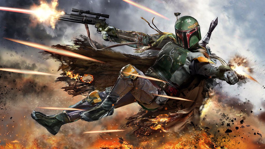 trunkmonkey0899's tweet photo. @TheBatboy11 artwork by John Gallagher #fuckingawsome #bobafett #kotor #Skyrim #dovakin https://t.co/4w4gmswWW3