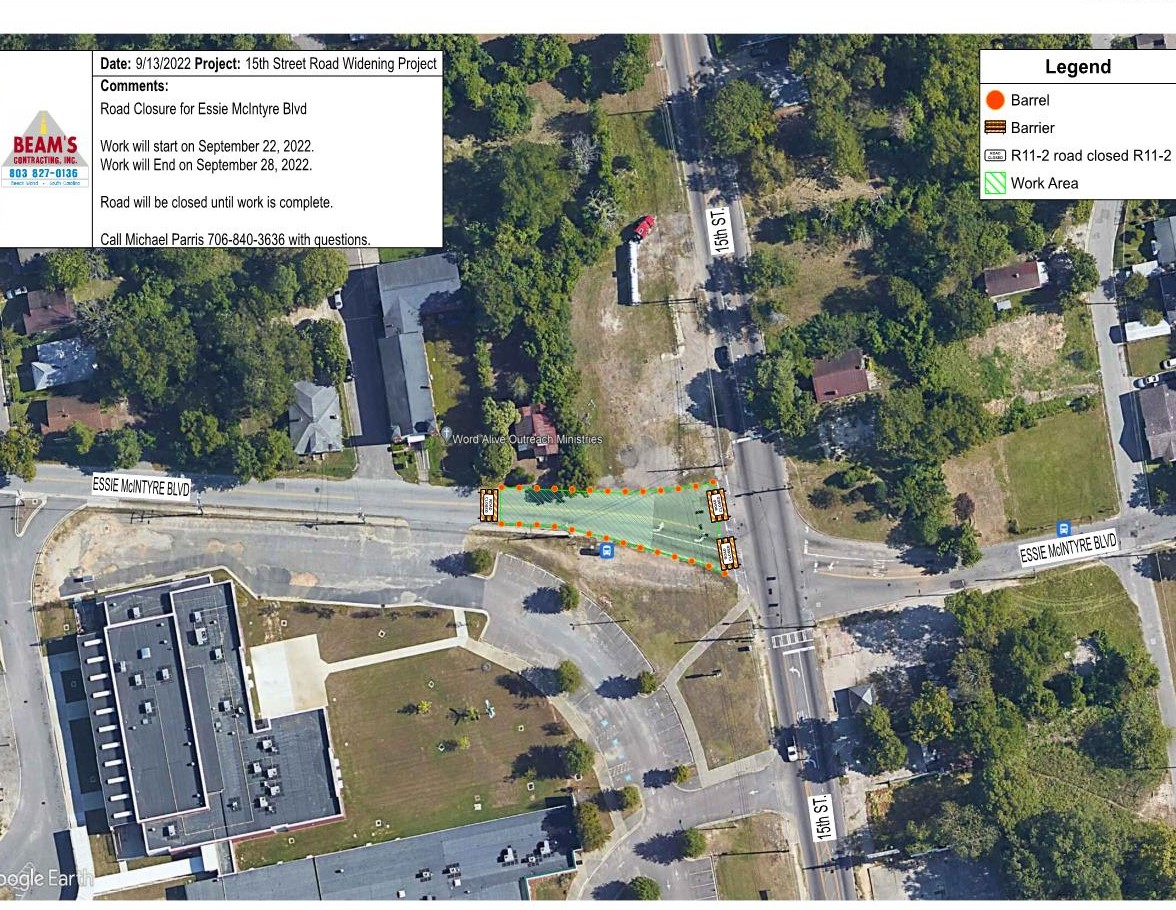DOT on Twitter "Richmond County 15th Street widening requires