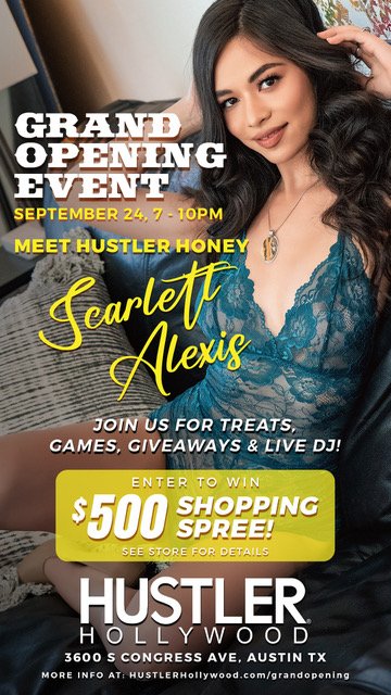 Scarlett Alexis on Twitter: "So excited to be at Hustler's Grand