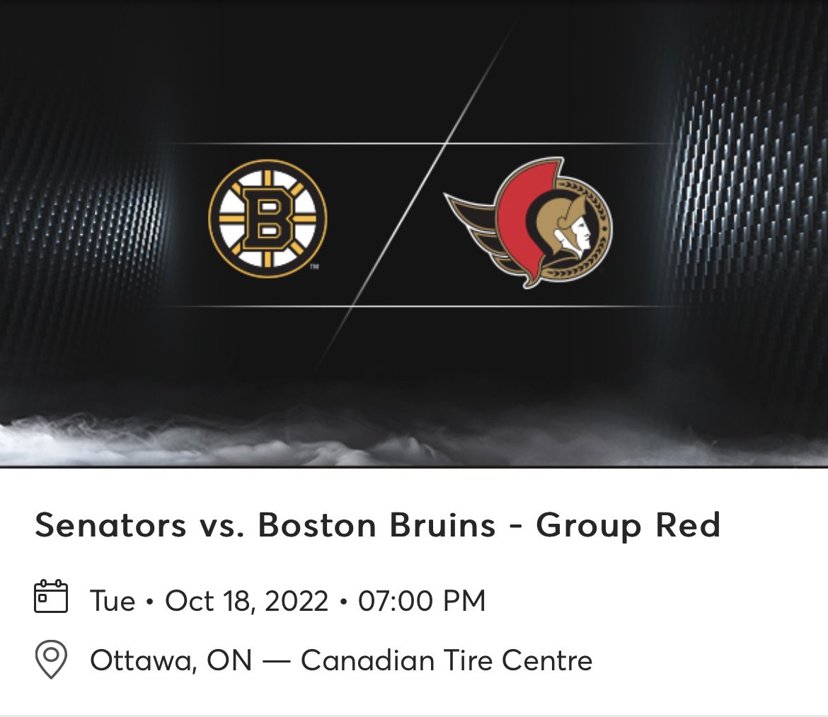 plal's tweet photo. Okay it’s giveaway time!! #SensTwitter blow this shit up. One lucky winner will be able to join @SensCentral in their rowdy section to cheer on @Senators at the Home Opener vs. @NHLBruins on October 18th.
Rules are you must follow me and let’s get this to 200 likes!! #GoSensGo https://t.co/CK1X2evp0g