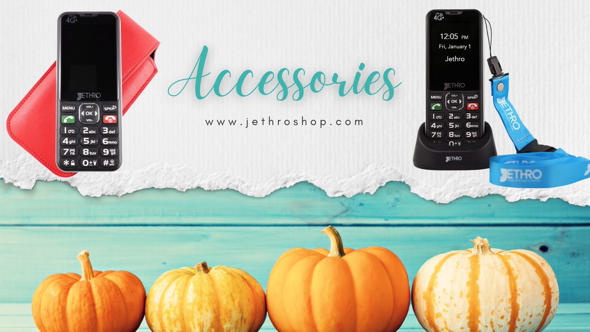 Fall is upon us! Be sure to (pumpkin) Spice up your Jethro phone with these accessories! 🎃 

#phoneaccesories #lanyard #Jethrophone/#Jethroshop #affordable #Seniorphones #Seniortech #psl #fall