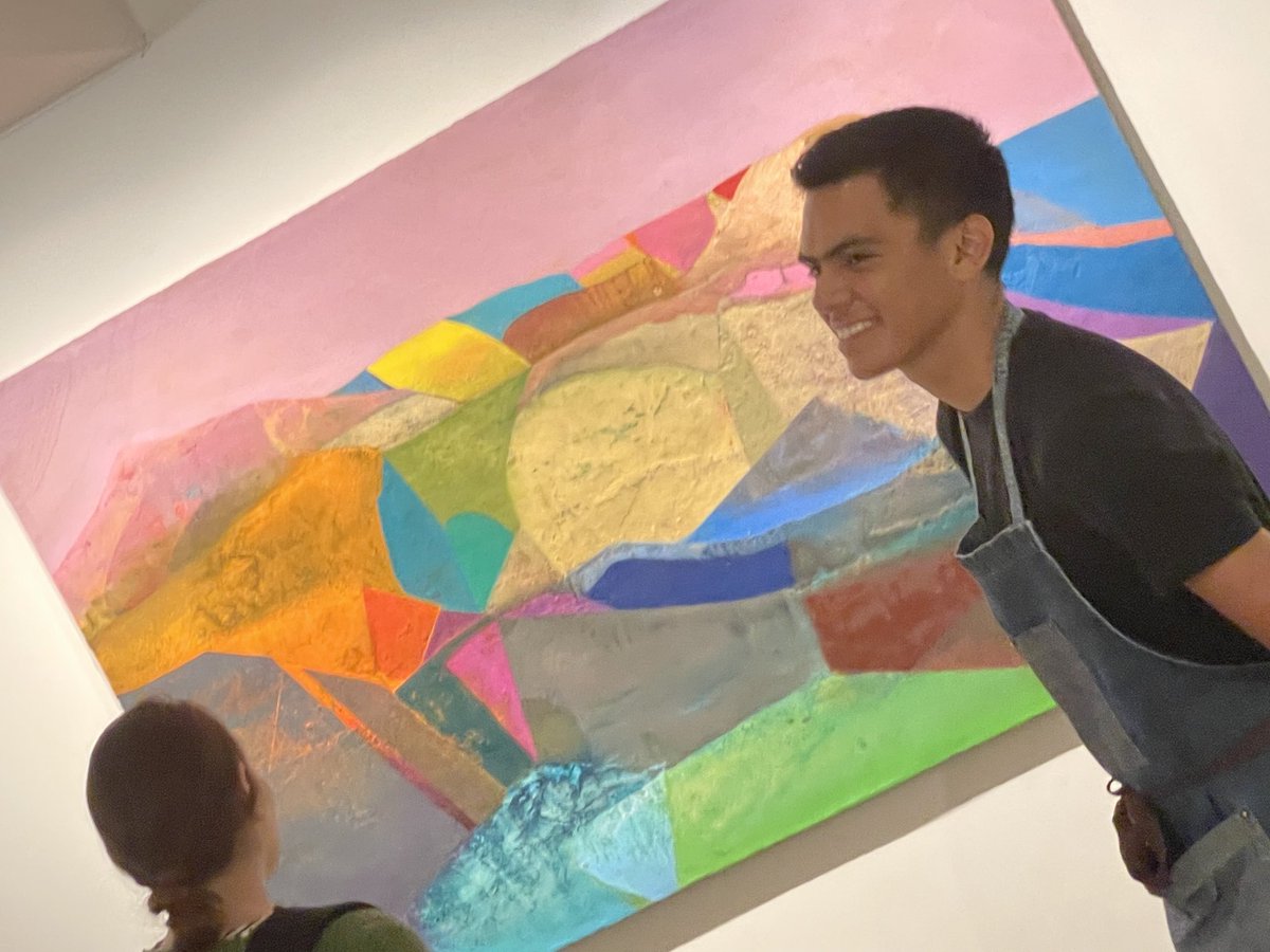 Nash19Cork's tweet photo. A few of our team fortunate to meet @TomCliment this evening hanging works FROM EDEN @CultureNight #SternView #MeetTheMaker this Friday 5.30 https://t.co/O8pyeaT7nG