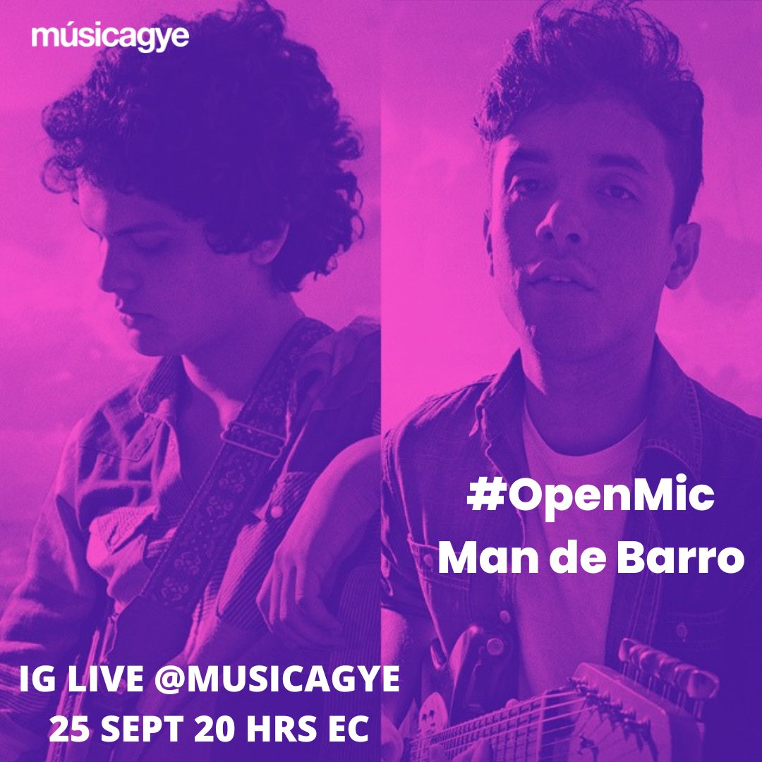 🍃Man de Barro vuelve a los escenarios ecuatorianos. Serán parte del cartel del Festival Fuerza Natural by <a href="/monowavego/">M 🟡 N 🟣 W A V E</a>🍃
#OpenMic este domingo a partir de las 8 PM vía #IgLive📢
Host🗣️: @jimmysdv

#Músicagye #ManDeBarro #FuerzaNatural #Monowave #DateElChance