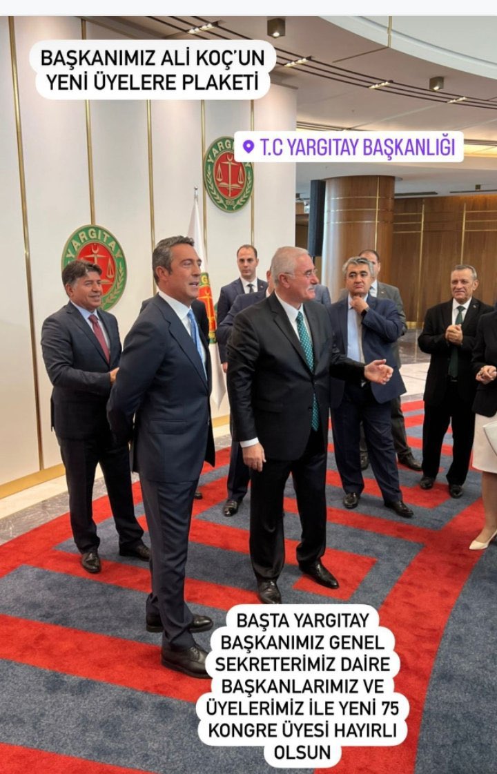 Yargıtay 5. Ceza Dairesinin, “Futbolda Şike Davasında” aralarında Aziz Yıldırım’ın da bulunduğu 5 sanık hakkında verilen beraatleri onadıktan 9 ay sonra, Fenerbahçe Spor kulübü üyesi oldu