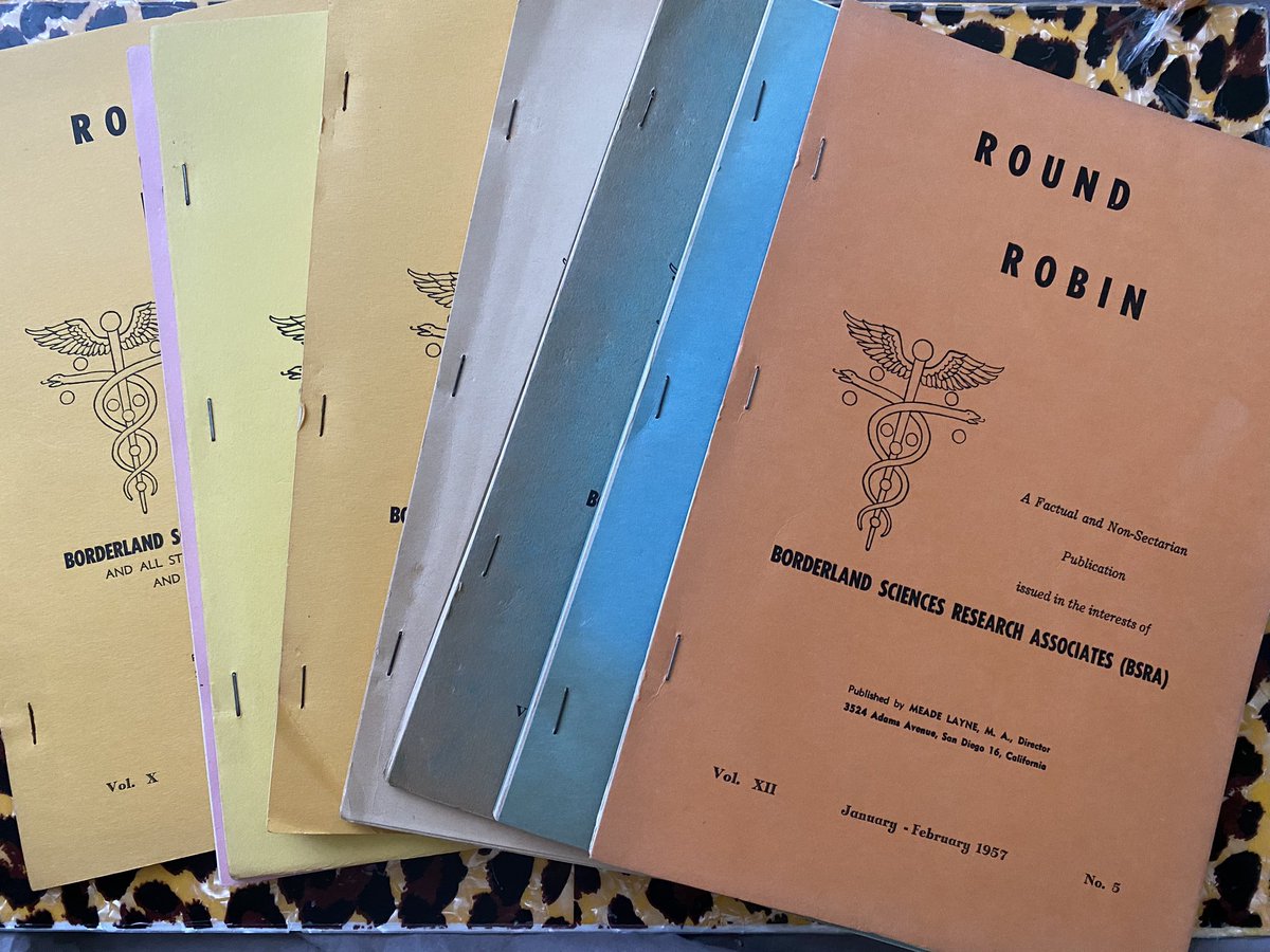 RiotSeeds's tweet photo. Huge thanks to @disario for going way out of his way to save these #roundrobins by Meade Layne. These will be scanned and made available to the public - and also these will be apart of the public UFO library with the rest of my collection #ufotwitter - Aaron is one of a kind. https://t.co/0dhg1nKbUI