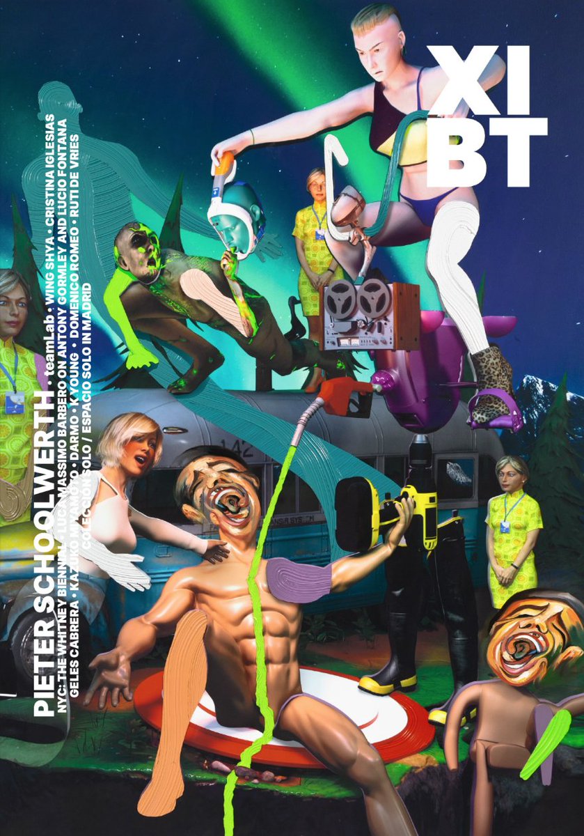 The new issue of the Magazine is out and is available online! On the cover #PieterSchoolwerth + #WhitneyBiennial2022 #wingshya #teamLab #AnthonyGormley #LucioFontana #darmo #rutidevries - #cristinaiglesias #gelescabrera #KazukoMiyamoto and more > bit.ly/XIBT-3-2022