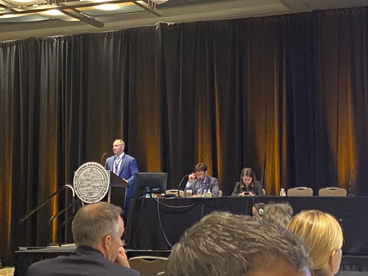 JuliaColemanMD's tweet photo. Fantastic work by @CUDeptSurg Dr. TJ Schaid and @mitchelljayc on the proteomic profile of trauma-induced NETosis and serpinB1 as a critical player and pathologic signal. Love the basic science! 👏👏 #AAST2022 @traumadoctors https://t.co/cuVhr1loeQ