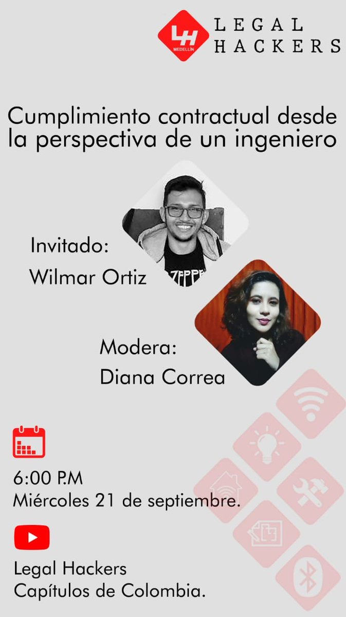 Pendraku's tweet image. #HOY ¿Te has preguntado qué hace un Ingeniero #Industrial en #minería o cuál es la relación entre la Ingeniería Industrial y el #Derecho? Conéctate hoy a las 6:00pm con la comunidad Legal Hackers y entérate: youtube.com/watch?v=8zLvMN… #IndustriaMinera #Ingeniería