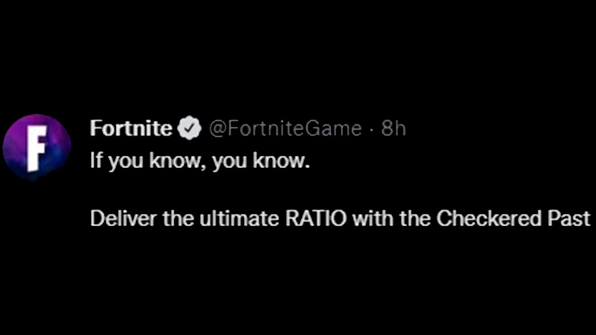 Fortnite is posting more on Twitter again, and I'm all for it.