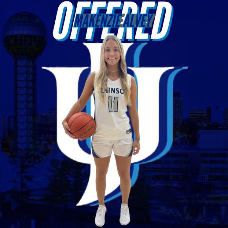 MakenzieAlvey10's tweet photo. After a great visit today, I’m blessed to say I’ve received an offer from @JUTNWBB to continue my education and basketball career. 
Thank you @JUCoachLawhon @CoachHeifner @JWisdomMartin 
Thanks for the great pic @jjlm_12 https://t.co/wV0FyB5KZu