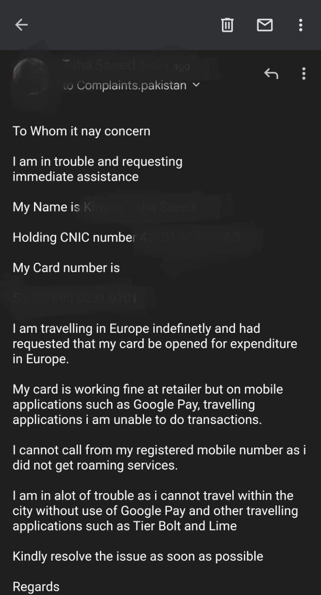 MetaKTS's tweet photo. @StanChart @StanChartHelp @StanChartUAE 

This is how premium customers in Pakistan are treated when they travel and they are not even given a reason. 

Maybe some one from your end can help. Urgently needed. https://t.co/odq9OMC20F
