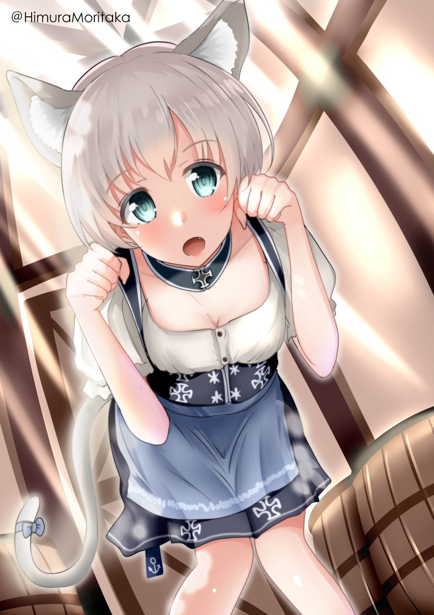 z1(艦これ) 「おはようございます(`・ω・')ゞ本日は木曜日、今日も一日よろしくお願いいたしま」|火村 モリタカ＠/5月COMITIA144（B51a)/その次は神戸かわさき10のイラスト