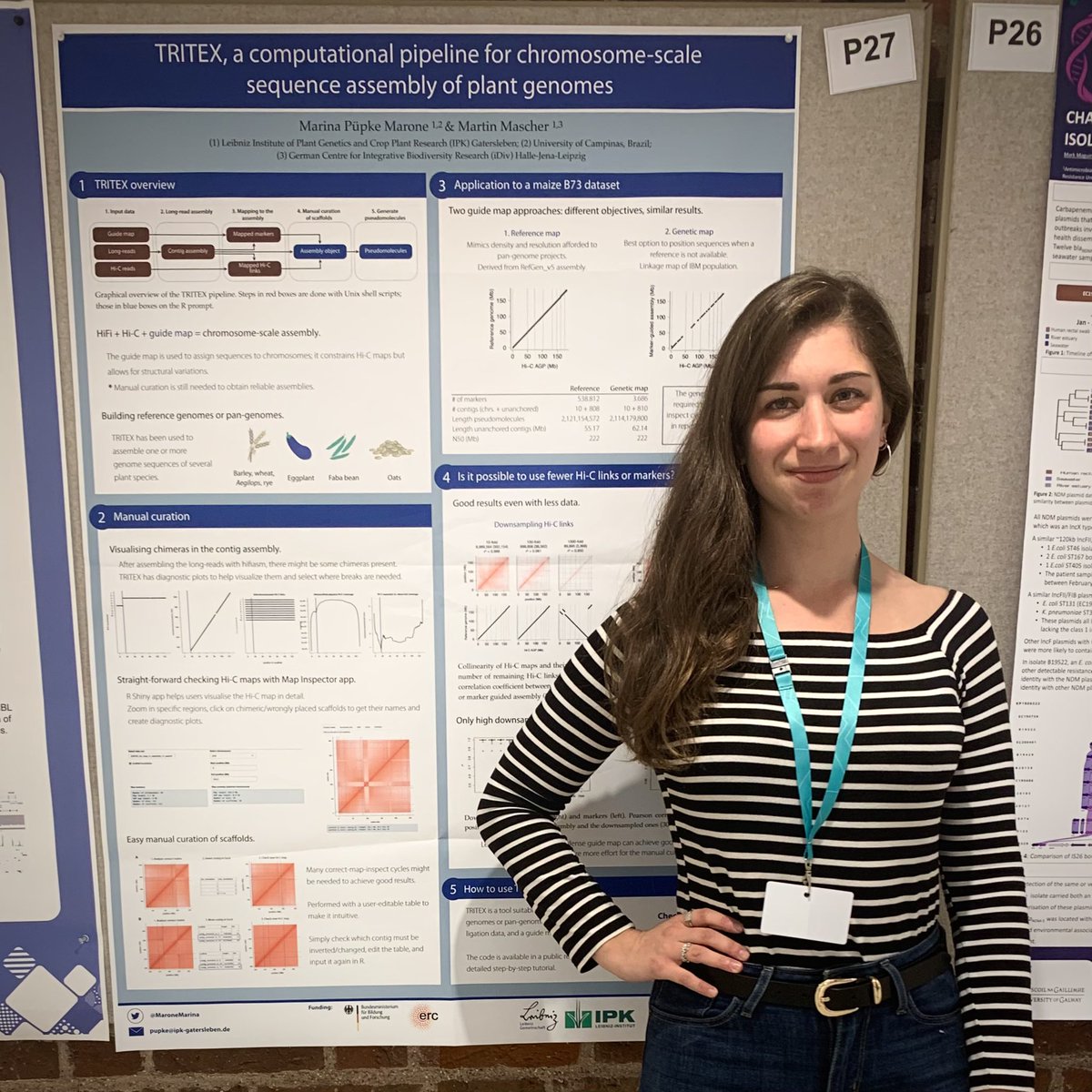 Had a great time presenting TRITEX today at Genome Informatics! 
By the way, if you’re interested in knowing more about this pipeline for assembling plant genomes, check the tutorial available at tritexassembly.bitbucket.io or the preprint at researchsquare.com/article/rs-205…

#GI2022