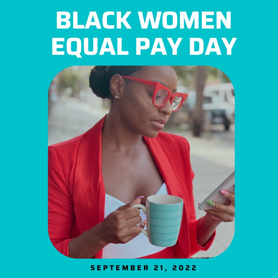 AudacityInst's tweet photo. Black women forced to 'party like it's 1999?' 

FT Black women workers wages decreased from 2019, making just 63 cents to every dollar paid to white men in 2020.  That's the same wage (adjusted for inflation)  white men were making in 1999 - 23 years ago!

#blackwomenequalpayday https://t.co/uPy2mV64pA