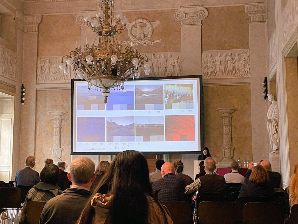 DanaeKontou's tweet photo. Meghan @meghankellymaps and I, Superteam from @GeogDurham at the @EuroCarto 2022 in Vienna. Among the 127 incredible presentations and sessions, Meghan walked us through Digital storytelling from above, and I talked about my PhD on Arctic Cartographic Uncertainties. https://t.co/GyFqKMshXI