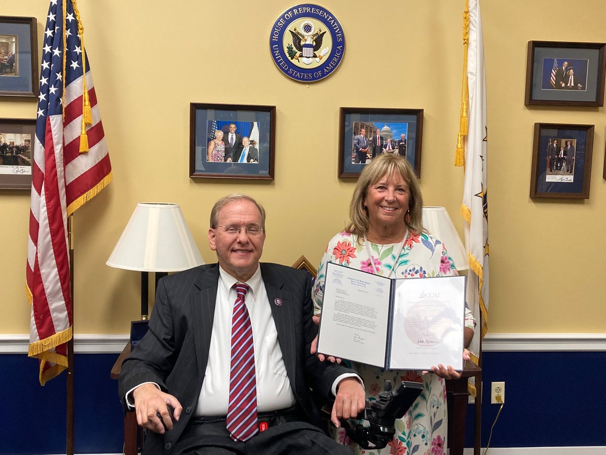 It was great to sit down with RI’s Merry Caswell, a @CCAInstitute Angels in Adoption Honoree. Thank you for your tireless efforts to improve education for RI foster youth! And thank you to CCAI for your advocacy on behalf of all kids who need permanent, safe, and loving homes.