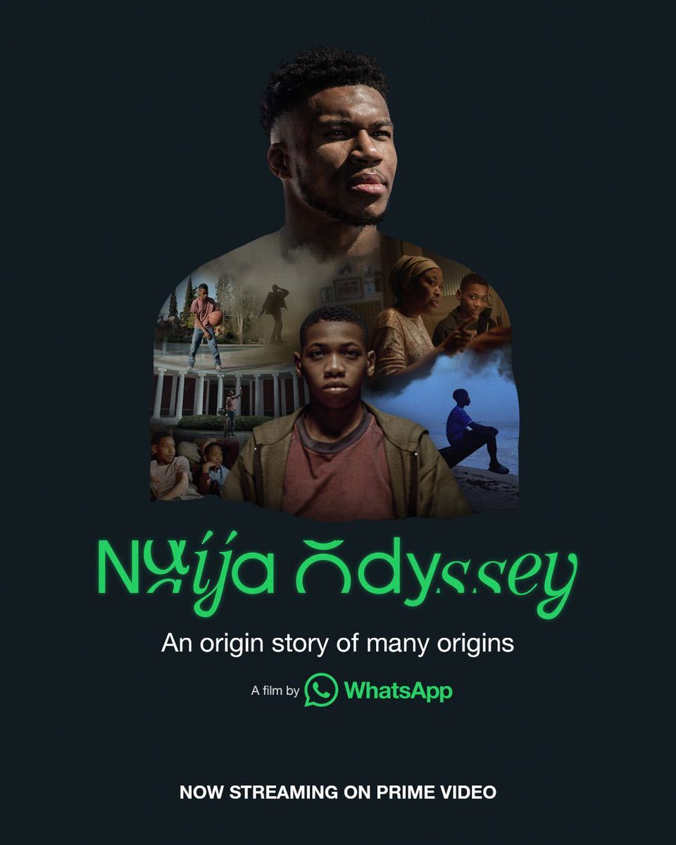 Who am I? In Greece I was Nigerian, in Nigeria I was Greek. I was stuck in the middle, living between cultures. Watch my film, Naija Odyssey, in partnership with @WhatsApp. Now streaming on @PrimeVideo. #TheresNoOneLikeUs