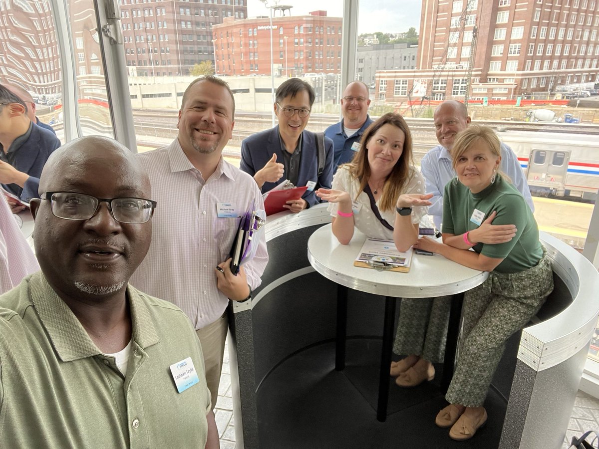 KSCoopCouncil's tweet photo. Brandi is visiting #unionstationkc and #sciencecitykc for Leadership Kansas this week. Her team did a scavenger hunt and learned some great information at the same time! https://t.co/3EHtZnMowd
