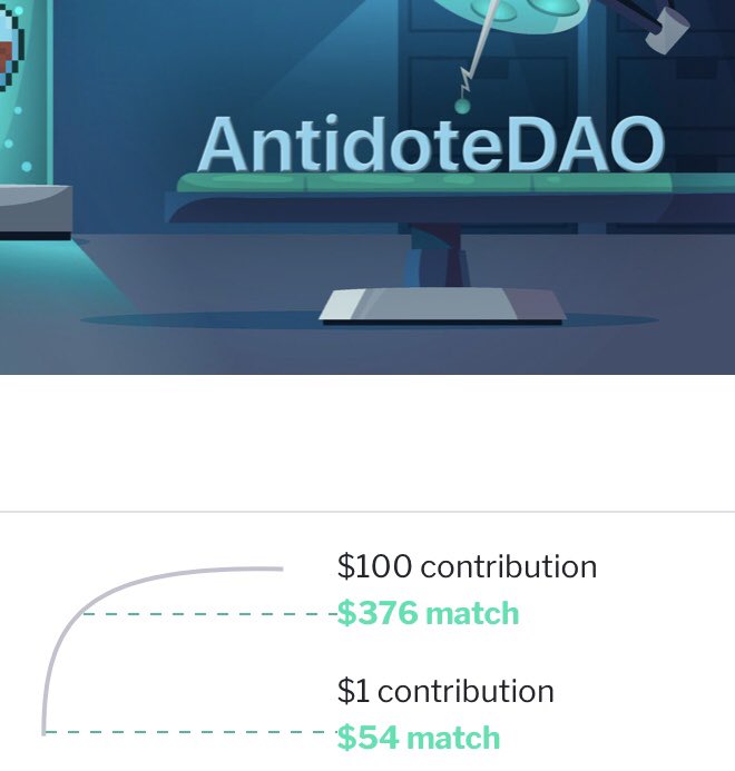 AntidoteDAO's tweet photo. Last chance of getting a GREAT match on your donation towards curing #cancer 🔬🧪
—⬇️—
https://t.co/fUALB6Fhff
————
#DeSci #cancer #nonprofit #esearch #grants #funds #지구에서년_지성아_환해 GR15 CancerResearch https://t.co/6L3Cg6KchZ
