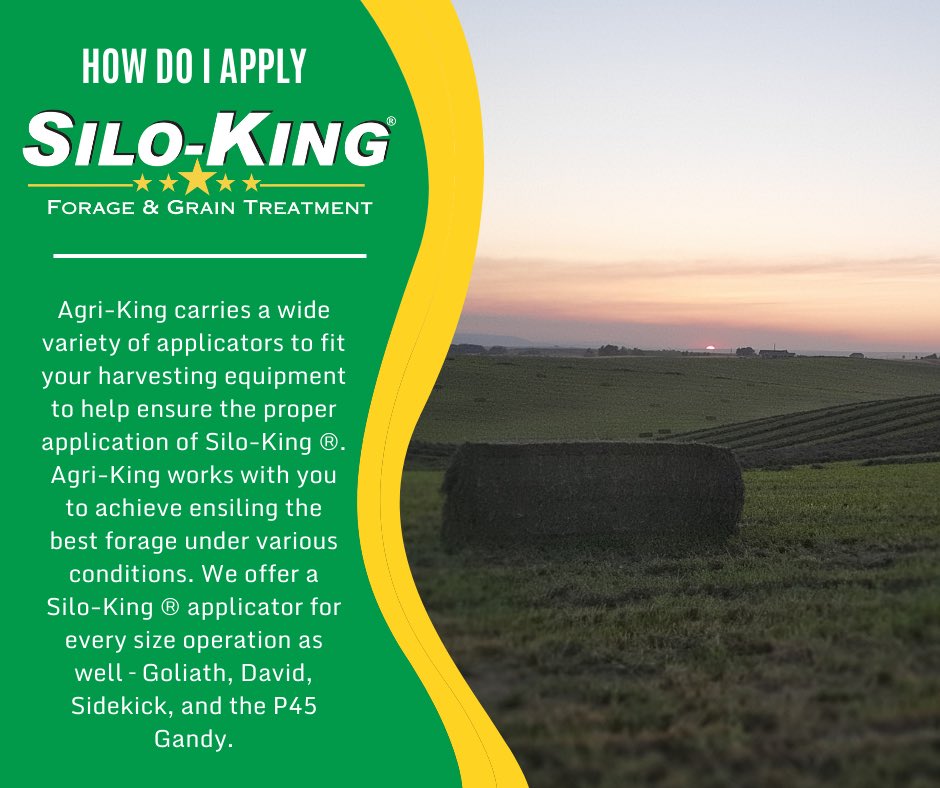 AgriKingInc's tweet image. #SiloKing #KeyToProfit
 
For more information on our applicators, visit agriking.com/applicators.