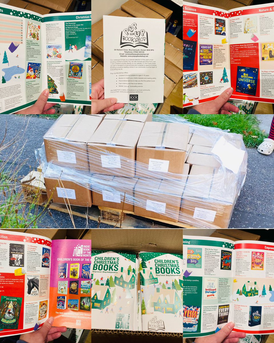 Yippppppeeeee 🎉 Our Children’s Christmas Catalogues have arrived! (I picked the right day to be out at work… leaving my 71 year old mother and neighbours to shift this lovely lot of 4,000 catalogues indoors for me 🤣🙈) BEYOND EXCITED to share with our #DorsetSchools soon!
