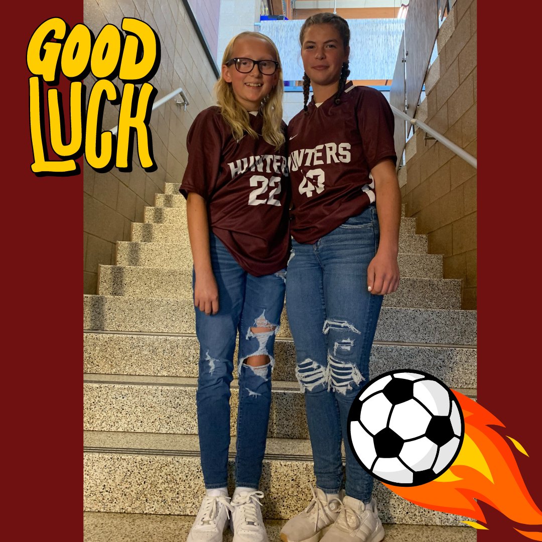 lincolnparkms's tweet photo. Good luck to our own Novaleigh and Sylvia who will be playing tonight for the Denfeld Hunters JV soccer team as they face East High School! Good luck!! #wildcatstrong #wildcatsforever #wildcatpride #denfeld #hunterpride https://t.co/5hAWtGaGvW