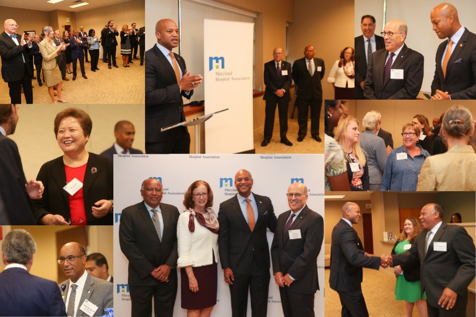 mhaonline's tweet photo. Exciting morning for MHA members to engage with @IamWesMoore. We heard his incredible passion to ensure all Marylanders have the opportunity to reach optimal health. Maryland hospitals look forward to his partnership to achieve this important, shared goal. https://t.co/AtX4ZeUAkx