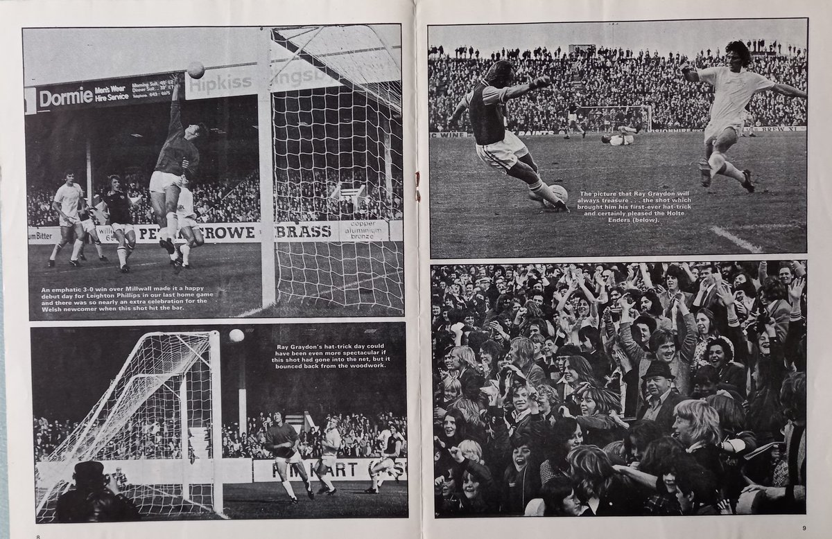 AndrewUllah's tweet photo. A Ray Graydon hat-rick and a Leighton Philips debut On This Day 1974 @AVFCOfficial 3-0 @MillwallFC Gate 21,375 #astonvillafootballclub #astonvillafc #astonvilla #AVFC #VillaPark #RayGraydon https://t.co/BzX6G23d6o