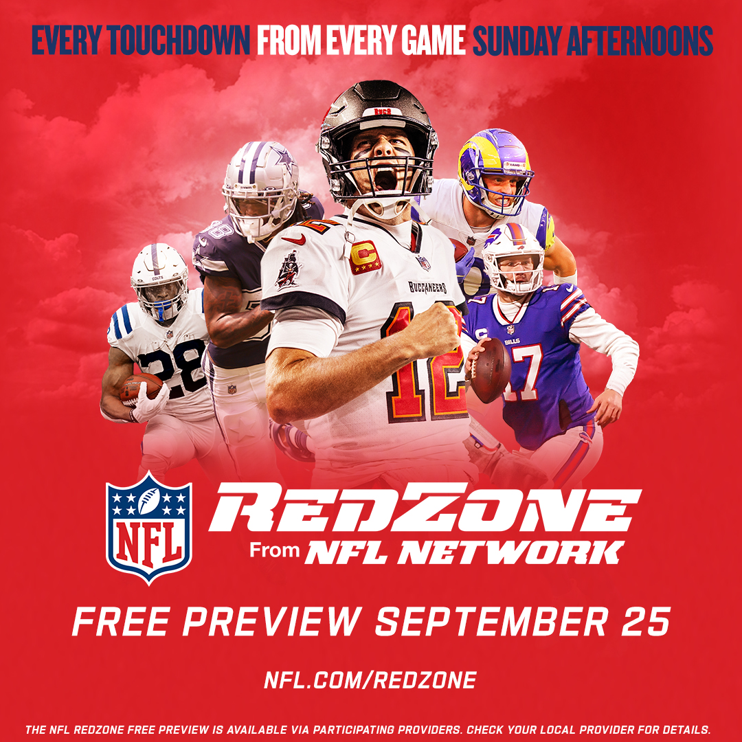 NFL Network в Twitter „#NFLRedZone ✓ FREE THIS SUNDAY ✓ Get touchdowns, big plays and 7 hours withScottHanson for 🆓 this Sunday at https//t.co/4CheK7fG7U (Check your provider for details) 