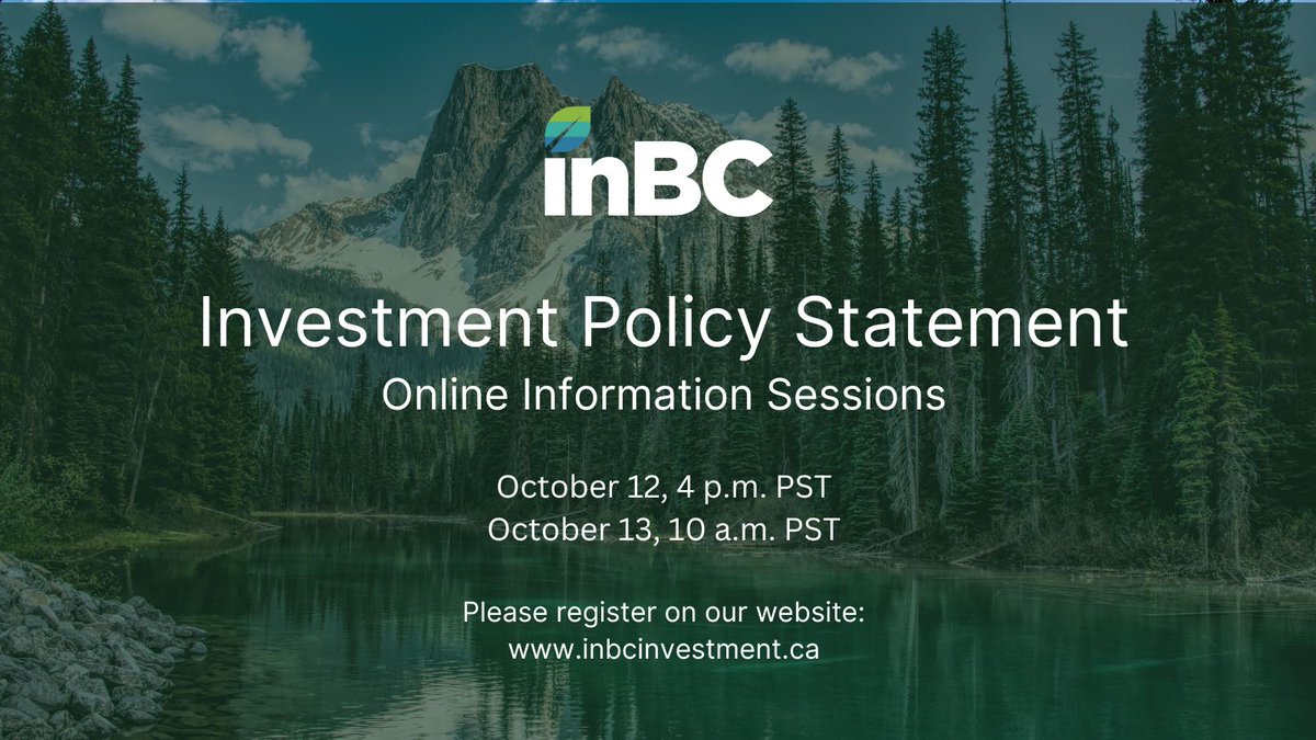 InBCInvestment's tweet photo. We are hosting online information sessions on Oct 12 and Oct 13 for anyone interested in learning more about our investment strategy. Register your attendance: https://t.co/xf0YU82slw #bcbusiness #scaleinnovation #impactinvesting #bctech #venturecapital #BetterBC #StrongerBC https://t.co/QmIKCjgGs7