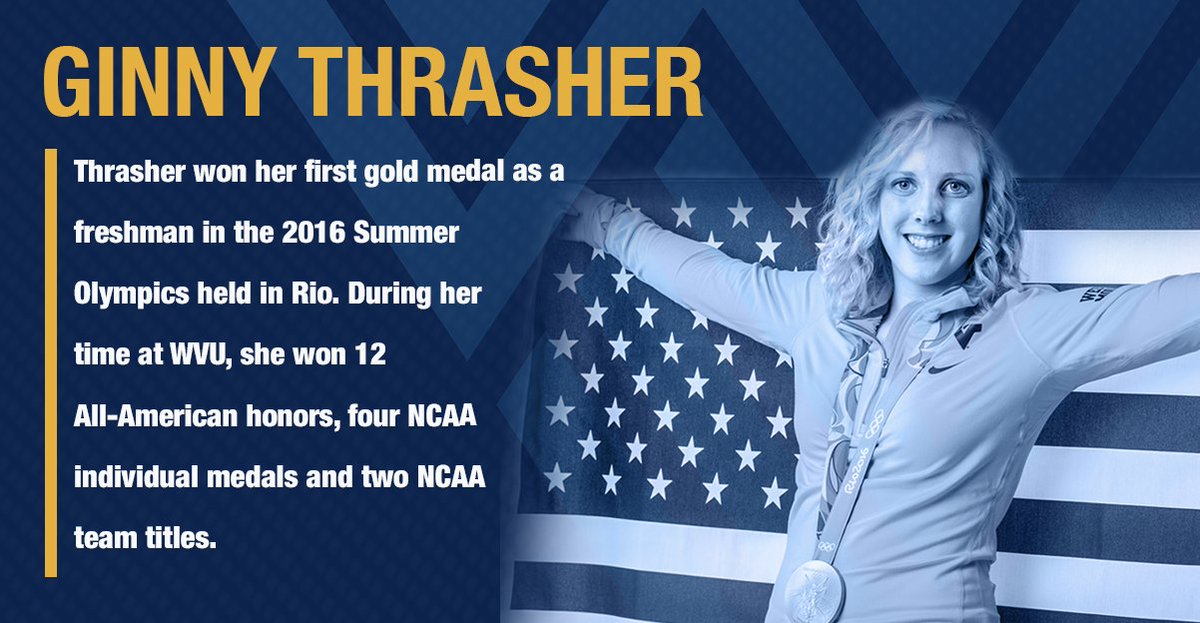 Today, we are honoring Title IX by recognizing <a href="/GinnyThrasher/">Ginny Thrasher</a>. Thrasher is a former member of the WV Rifle team and an Olympic Gold Medalist. She continues to represent her sport on social media and recently filed her first patent for a kneeling roll! 

#TitleIX