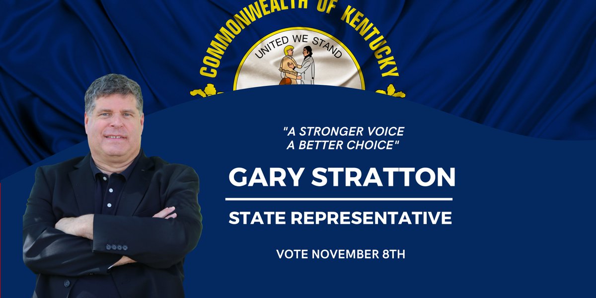 GaryStrattonKY's tweet photo. With only a few weeks away from election I could use a few more volunteers to help with door knocking, sign delivery, and more! Signup to volunteer for the campaign today and join #TeamStratton

https://t.co/k6PihpYtsW https://t.co/QPpWBvtXUR