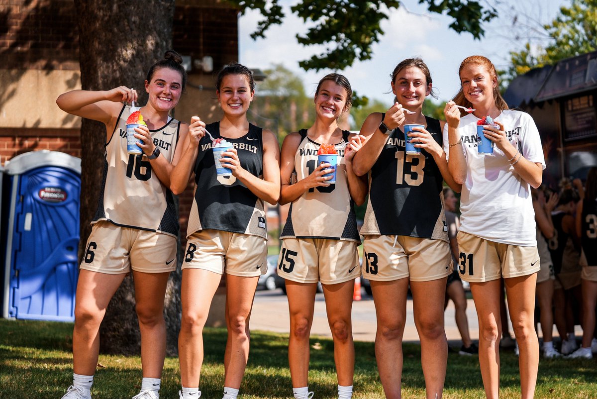 Record heat today called for a post-practice surprise 🥶