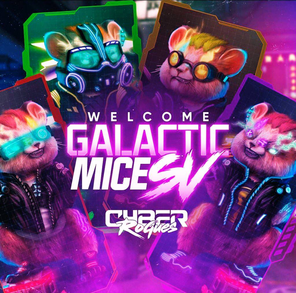 Jjj________1's tweet photo. @SkurpySocial 🚀 @Cyber_Rogues : Limited 7777 NFT collection + Galactic Mice SV + CyberFighters #Play2Earn game!!!
#CR7777 #ETH #CyberRogues #NFTCommunity #Sept22 https://t.co/0eJafQxv7Y