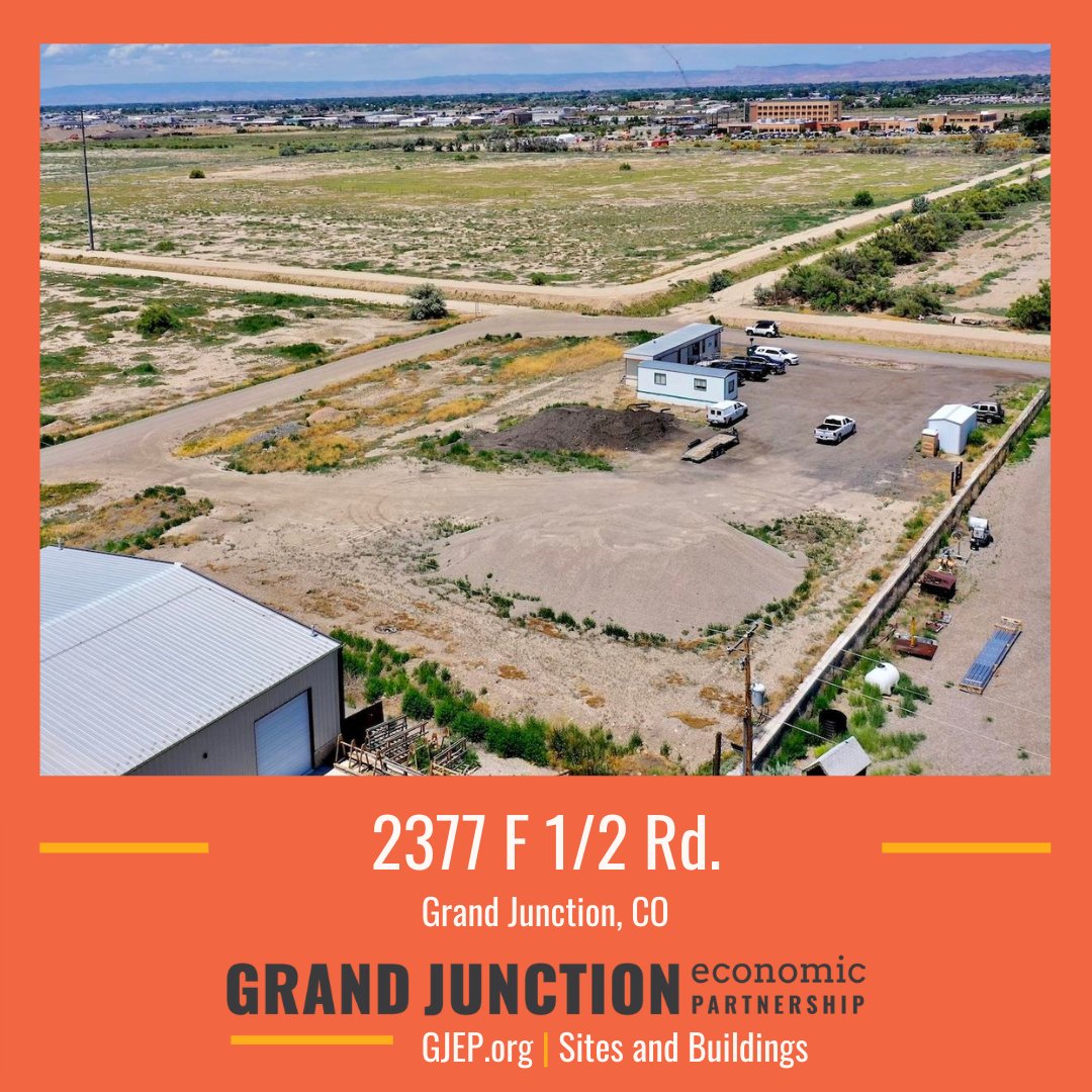 GrandJunctionEconDev (@gjecondev) on Twitter photo This weeks featured property is 2377 F 1/2 Rd, brought to you by Red Compass Realty. The .99 acre lot is in a great location with easy access to I-70 and Highway 6&50. Visit callredcompass.com for more information!
#GrandJunctionCO #ColoradoRealEstate #GJEP <a href="/JacksonBerry1/">Jackson Berry</a> This weeks featured property is 2377 F 1/2 Rd, brought to you by Red Compass Realty. The .99 acre lot is in a great location with easy access to I-70 and Highway 6&50. Visit callredcompass.com for more information!
#GrandJunctionCO #ColoradoRealEstate #GJEP <a href="/JacksonBerry1/">Jackson Berry</a>