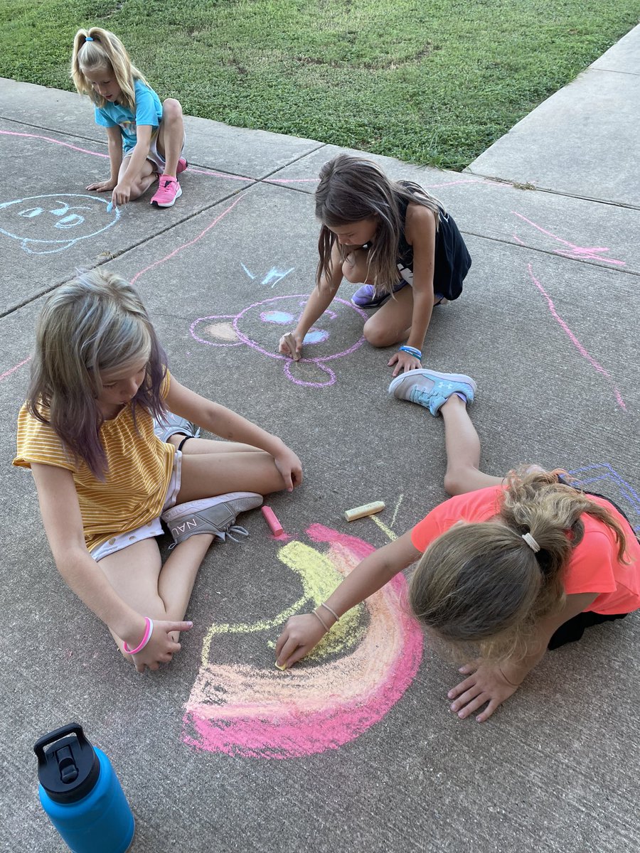 Chalk time was a hit today! <a href="/RiverRidgeElem/">River Ridge Elem</a>