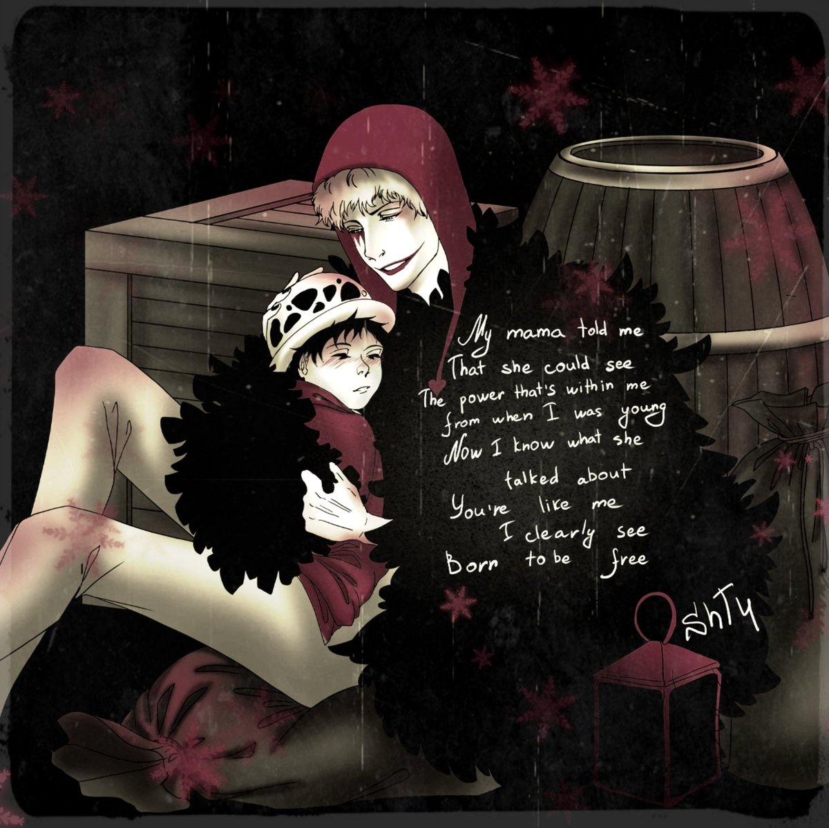 Lullaby. No lullaby. Smashed pieces lullaby. Smash into pieces smash into pieces. Starlight river.