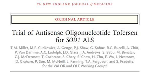 Delighted to share a major step forward in treating #ALS. Published results for ASO therapy #Tofersen for #SOD1 ALS medicine.wustl.edu/news/investiga… Tremendous thank you to the trial participants, their caregivers, and site personnel.
