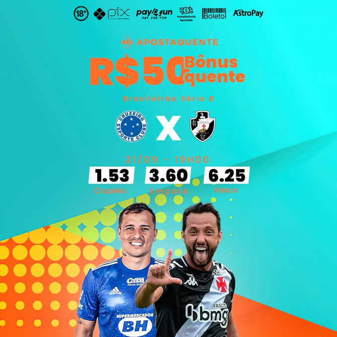 Chega mais porque hoje &eacute; dia do Cabuloso garantir a vaga para a s&eacute;rie A! Mas calma l&aacute; que tem o Vascudo<a href="/tag/apostaquente"class="tags"><span>#apostaquente</span></a>