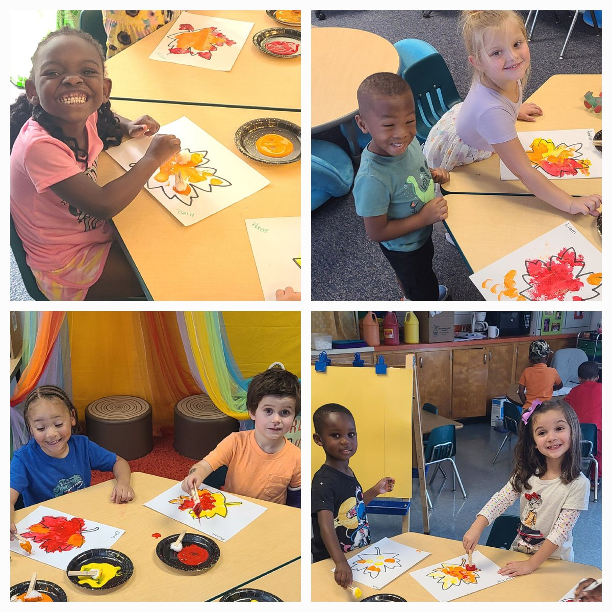 Tomorrow's the first day of fall. Painted some beautiful fall leaves for our classroom.
<a href="/gbparkaacps/">Glen Burnie Park</a>