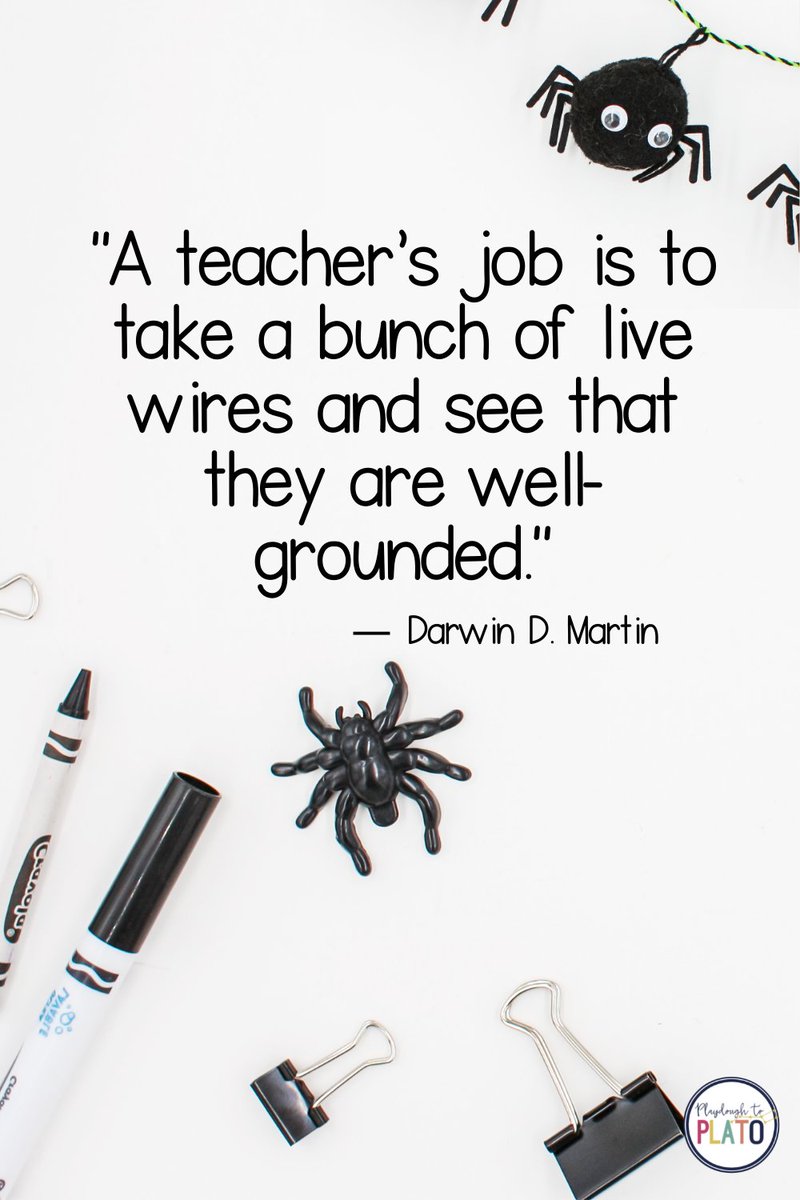 It’s also been described as herding cats, organizing chaos, or teaching kindergarten!

#teachers #teacherquotes #teachersmatter #wordsofwisdom #teachersrock #teacherlife #playdoughtoplato #teachersfollowteachers #darwinmartin #kindergarten #halloween