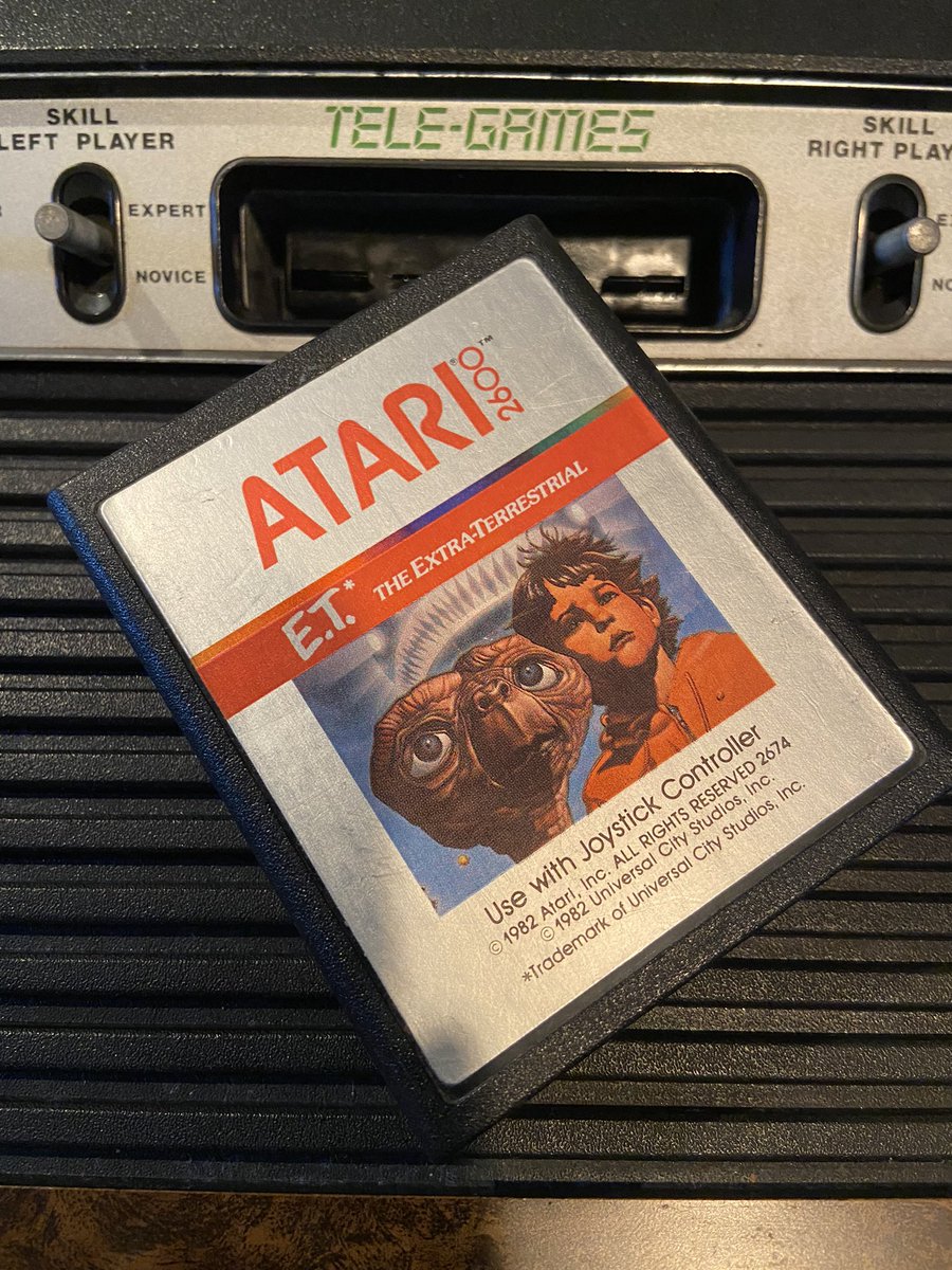 RetroTechorDie's tweet photo. Sometimes I play games not for enjoyment.
#atari #ET #telegames #Andor https://t.co/FwYvNtCRDo