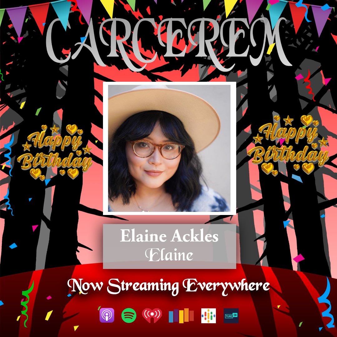 WHAT? ANOTHER #BIRTHDAYSHOUTOUT ? ELAINE ACKLES!!!! playing Elaine, Godricks Mother. A badass in Carcerem and in life, a brilliant actress you can see on stage and screen and she sings! Oh BOY can she sing... And a Gorgeous to boot! 
Please leave SOME talent for the rest of.